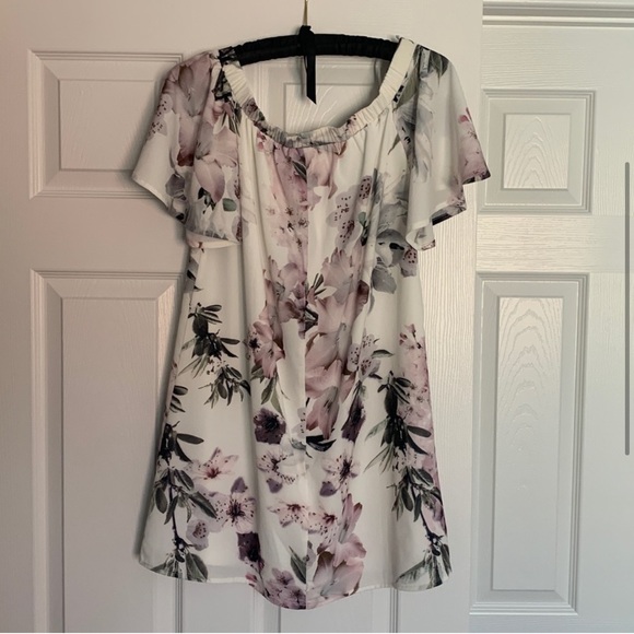 Lulus Dream of You Off-Shoulder Floral Dress - Picture 5 of 12